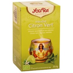 YOGI TEA MENTHE CITRON VERT 17 SACHETS