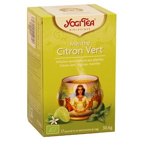 YOGI TEA MENTHE CITRON VERT 17 SACHETS