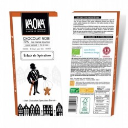 CHOCOLAT NOIR 72% SPECULOOS 100G