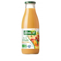 JUS 3 FRUITS DES VERGERS FRANCE 75CL