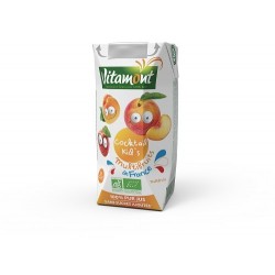 JUS COCKTAIL KIDS MULTIFRUITS 20CL BRIQ.