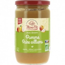 A.PUREE POMMES FRANCE POIRES W 680G MAM BIO