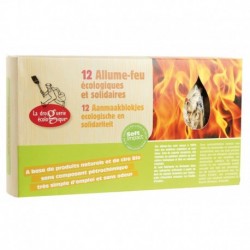 ALLUME-FEU VEGETAL X12 UNITES*