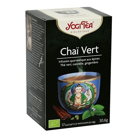 YOGI TEA CHAI VERT 17 SACHETS