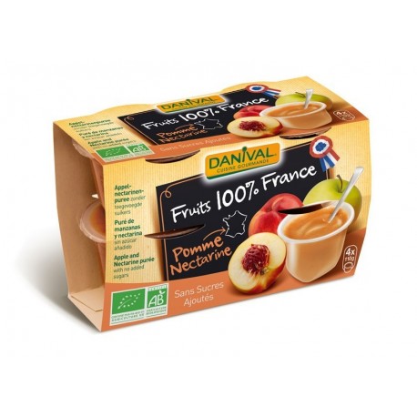 QUADRETTE POM-NECTARINE 100% FRANCE 4X100G SSUC
