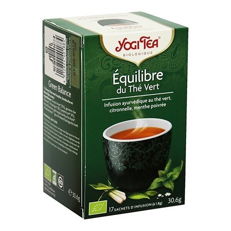 YOGI TEA EQUILIBRE DU THE VERT 17 SACHETS