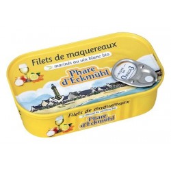 FILETS MAQUEREAUX* VIN BLANC/AROM.118G