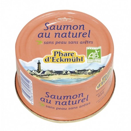 SAUMON NATUREL* 93G AB SANS PEAU NI ARRETES