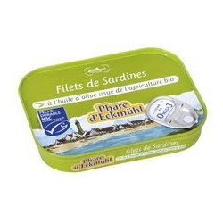 FILETS SARDINES* HUILE OLIVE 100G MSC
