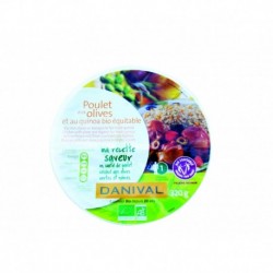 A.ASSIETTE POULET OLIVES 320G ET QUINOA