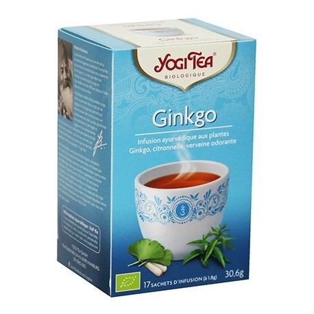 YOGI TEA AYURVEDA GINKGO 17 SACHETS