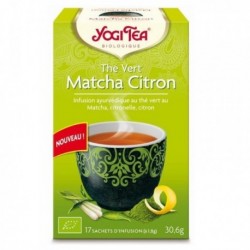 YOGI TEA THE VERT MATCHA CITRON 17 SACHETS