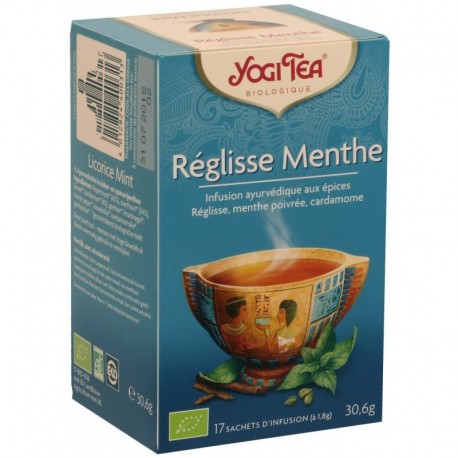 YOGI TEA REGLISSE MENTHE 17 SACHETS