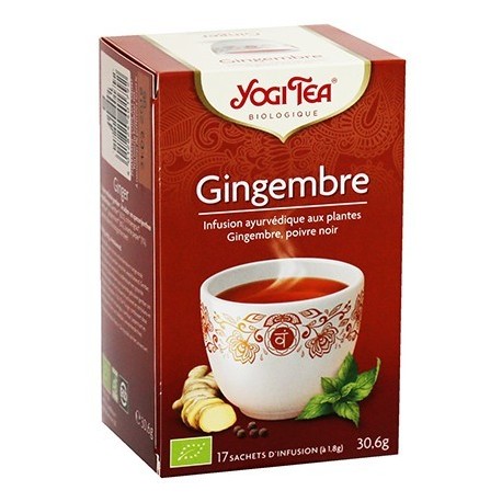 YOGI TEA AYURVEDA GINGEMBRE 17 SACHETS