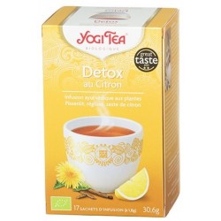 YOGI TEA AYURVEDA DETOX AU CITRON 17 SACHETS