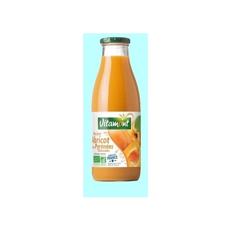 NECTAR ABRICOT DES PYRENNEES O. BIO 75CL VIT