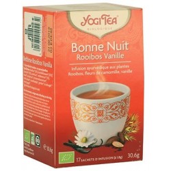 YOGI TEA AYURVEDA BONNE NUIT ROOIBOS VANILLE 17 SACHETS