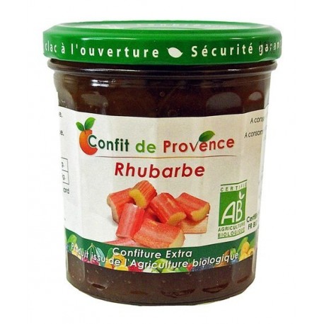 CONFITURE BIOLOGIQUE EXTRA 370 GR RHUBARBE