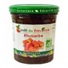 CONFITURE BIOLOGIQUE EXTRA 370 GR RHUBARBE