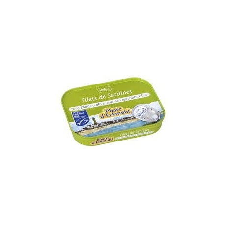 FILETS SARDINES* HUILE OLIVE 100G MSC