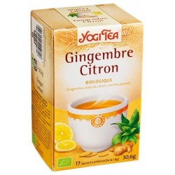 YOGI TEA AYURVEDA GINGEMBRE CITRON 17 SACHETS